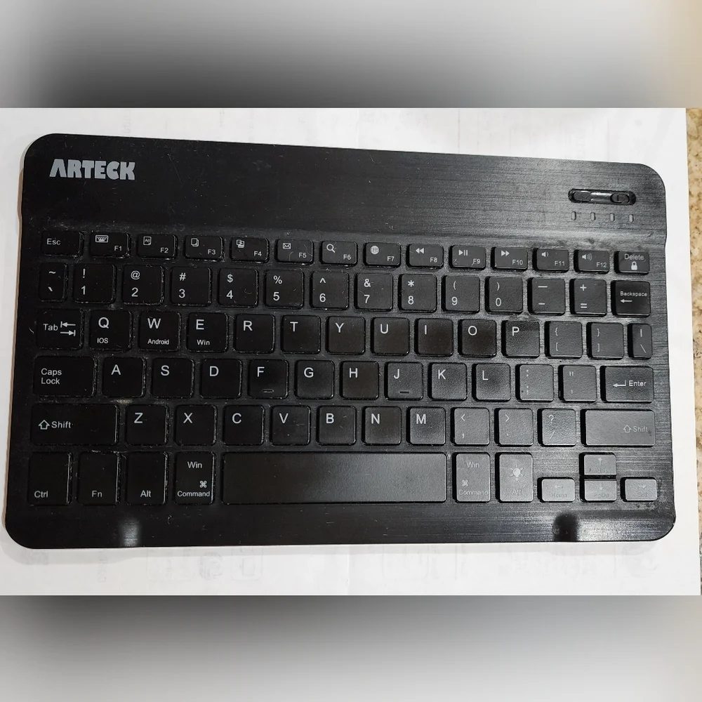 Arteck Black Wireless Keyboard Bluetooth